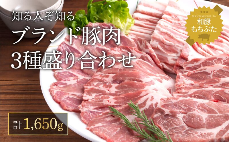 もちぶた 肩ロース 2種 500g 詰め合わせ セット 焼き肉のたれ付 ロース バラ ソテー 焼肉 焼肉のたれ おろし醤油 味噌 和豚 もち豚 豚肉 ポーク お肉 肉 豚 ぶた 豚ロース バラ肉 精肉