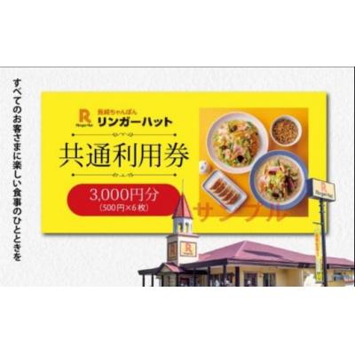 ふるさと納税 小山町 エリア限定 リンガーハット グループ 共通 利用券　3000円(500円×6枚)B54