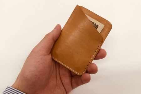 国産牛ヌメ革　カードケースウォレット