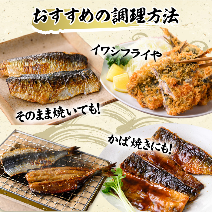 境港産いわし三昧セット(フィレ、ひらき、みりん干し)【sm-CD008】【羽根】