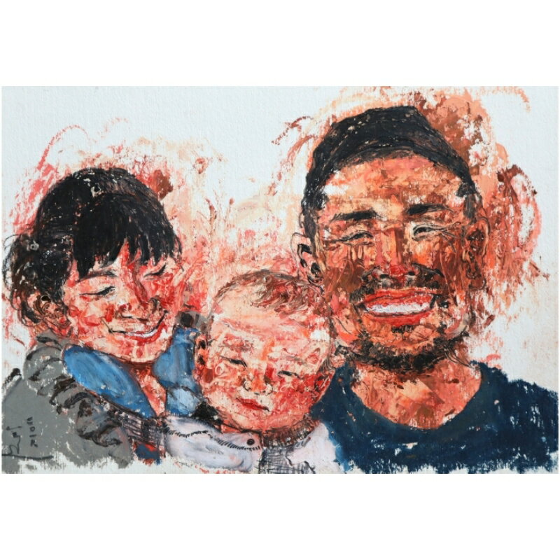 【ふるさと納税】 似顔絵 【選べるサイズ・人数】Sサイズ(242×333mm) Mサイズ(380×455mm) 1名様 2名様 3名様