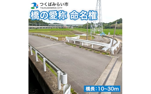 
										
										つくばみらい市 橋の愛称 命名権 （橋長10m～30m） 命名 橋 名づけ 権利 広告 ネーミングライツ [EO02-NT]
									