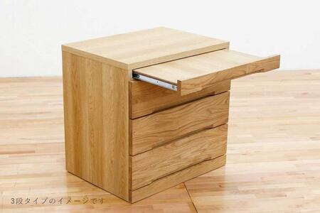 仏壇台 下台 チェスト 幅60-5段 スライドカウンター付き 引き出し収納「Nestle-ネッスル」ホワイトオーク材 大川家具 木製 無垢材【丸田木工】