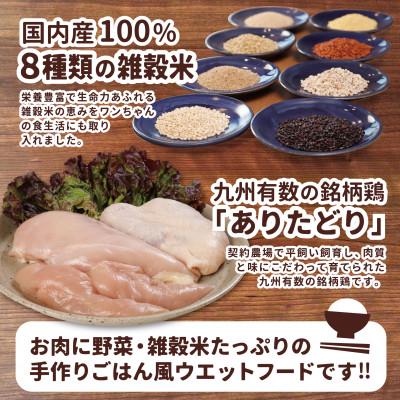 ふるさと納税 玉名市 アニマル・ワン　手作り風ドッグフード　犬の雑穀ごはんたきこみ(チキン)100g×10袋(玉名市) |  | 01