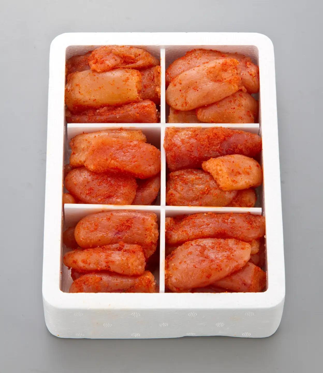 博多の味本舗 辛子明太子 切れ子4kg(6仕切付)
