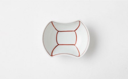 波佐見焼 陶器 豆鉢シリーズ  紅 kurenai 5種セット 各1個/陶器 皿 陶磁器 食器 お皿【山下陶苑】 [OAP044]