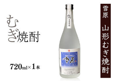 《国産大麦100%》山形の本格焼酎 むぎ焼酎 720ml×1本 　0080-E-FR039