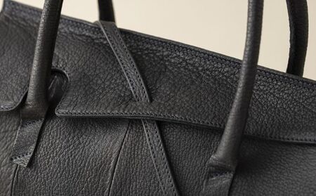 バッグ OBI 野生鹿革 トートバッグ  カバン 革 革製品 レザー 皮革製品 鹿革 ファッション かばん 手提げ BKブラック