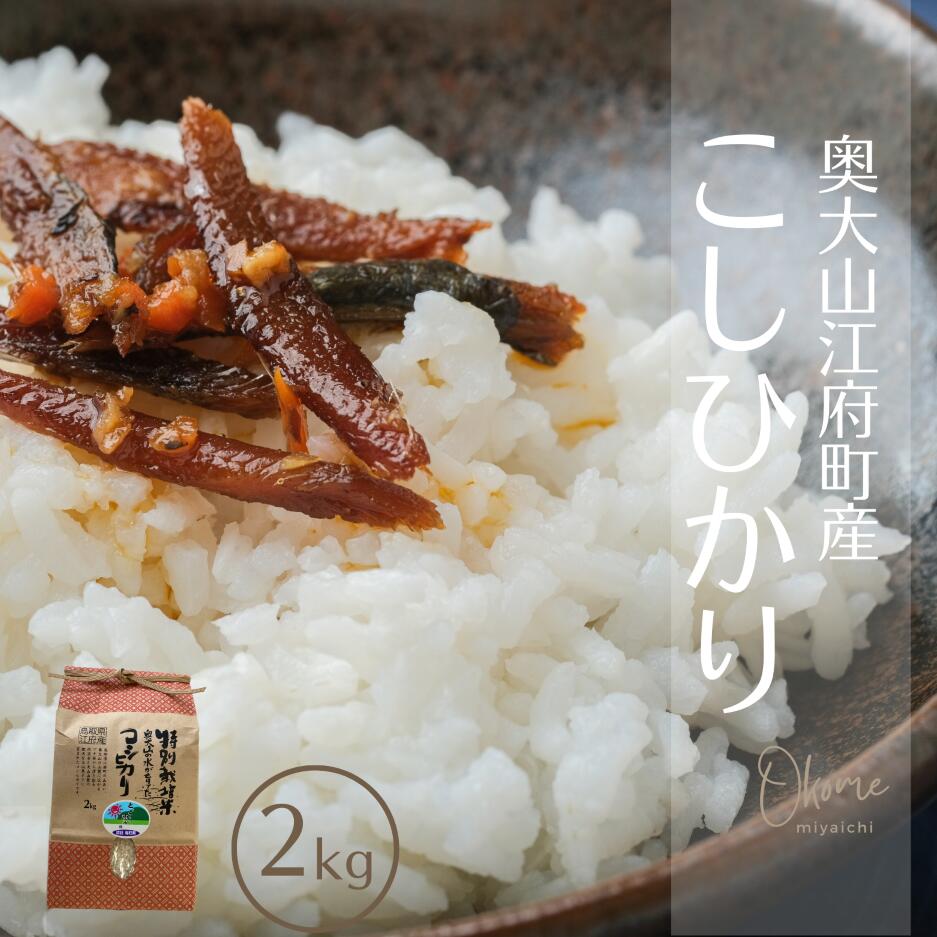 【ふるさと納税】お米 コシヒカリ 2kg 特別栽培米 鳥取県江府町産 こしひかり 精米 産地直送 お試し 令和7年産 2キロ 0930
