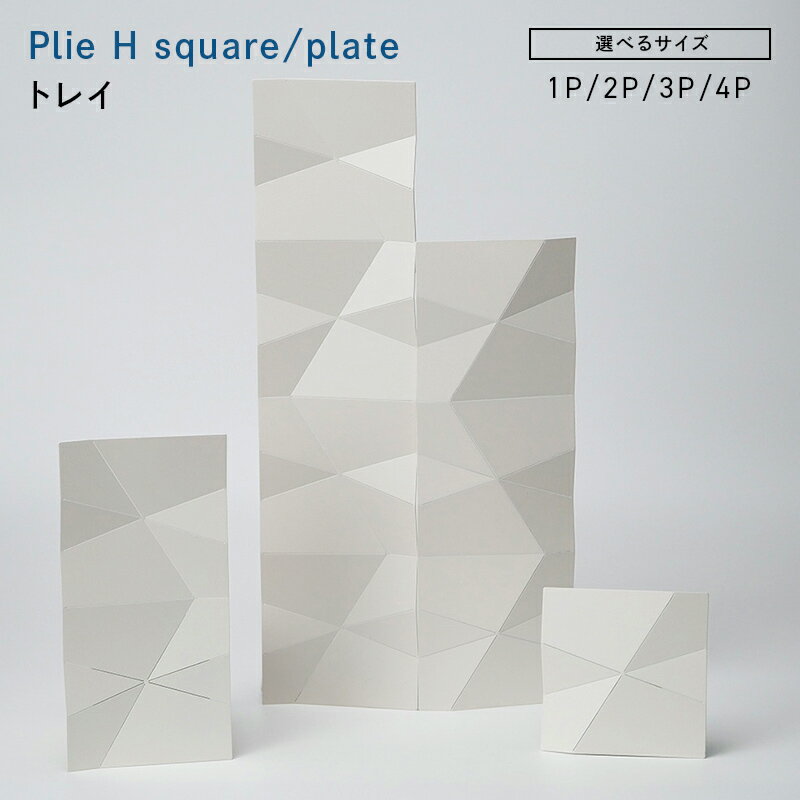 【ふるさと納税】【選べるサイズ】 Plie H square/plate （プリエ エイチ　スクエア／プレート　ワイド） トレイ EB8-0727var