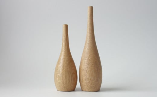 【ふるさと納税】木製眼鏡スタンド　(大小ペア/2点セット）【ナチュラル】 メガネスタンド 眼鏡スタンド スタンド 木製 インテリア 室内 置物 雑貨 オーク材 自然塗料 指輪スタンド おしゃれ シンプル 香川県 三木町