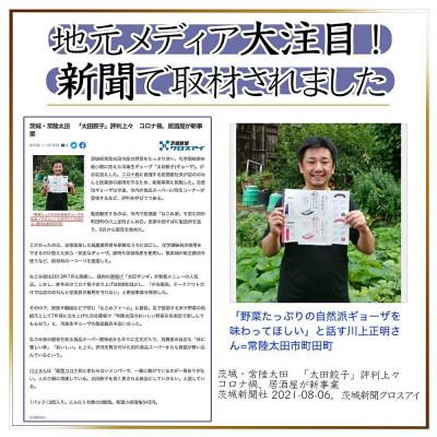ふるさと納税 常陸太田市 無添加野菜を使用したなごみ家 冷凍生餃子52個(にんにく不使用&にんにく3倍13個入り×各2パック) |  | 01