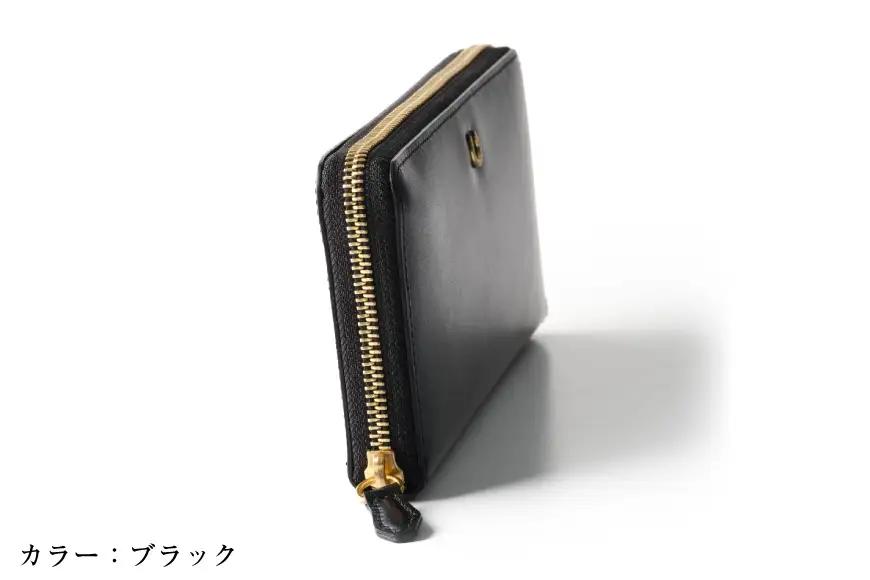 SOMES 財布 PT-81 ラウンド長財布 ネイビー