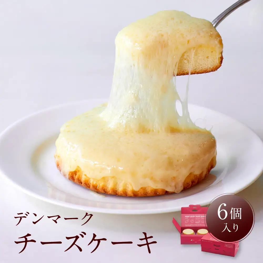 【観音屋】デンマークチーズケーキ　6個入り ケーキ スイーツ