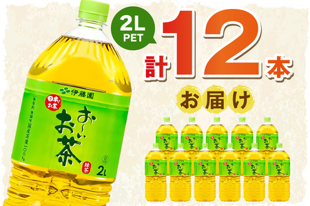 お～いお茶 緑茶PET 2L 6本入り×2ケース 計12本 伊藤園 ドリンク 飲料 セット ペットボトル 伊藤園 お茶 グリーンティーお中元 オフィス ストック 備蓄 新生活 応援 準備 【114_2