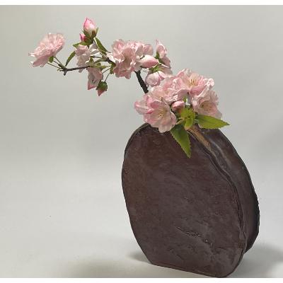 ふるさと納税 備前市 備前焼　変形花器(張り合わせ)