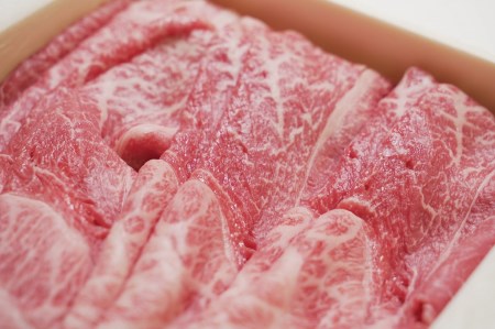 【神戸牛 牝】特選肩すき焼き・しゃぶしゃぶ用:1㎏ 川岸畜産 (58-6)【冷凍】