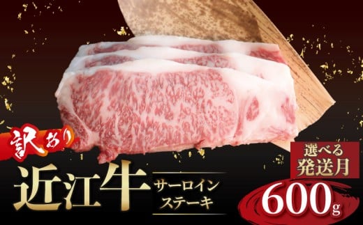 近江牛 訳あり サーロインステーキ 200g×3枚 2月発送 近江牛ステーキ 国産 国産牛 ブランド牛 日本三大和牛 黒毛和牛 肉 和牛 牛 ステーキ ステーキ肉 キャンプ アウトドア BBQ バーベキュー 贈り物 ギフト 贈答 希少 鉄板焼き 鉄板焼 600g 200 600 人気 滋賀 彦根