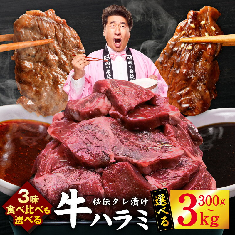 秘伝の赤タレ漬け牛ハラミ肉　大容量1.5kg