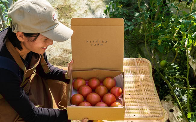 大切に育てたトマトを大崎上島よりお届けいたします。