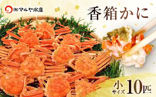 
            【時期が選べる】【先行予約】【冷蔵発送】石川県産 香箱蟹 せいこ 小サイズ 10匹 詰合せ 浜茹で 産地直送 ズワイガニ ずわいがに ずわい蟹の雌 先行予約 予約 せいこ 蟹 かに  グルメ 海産物 海の幸 食品 復興 震災 コロナ 能登半島地震復興支援 北陸新幹線 F6P-2052 クラウドファンディング 実施中 GCF
          