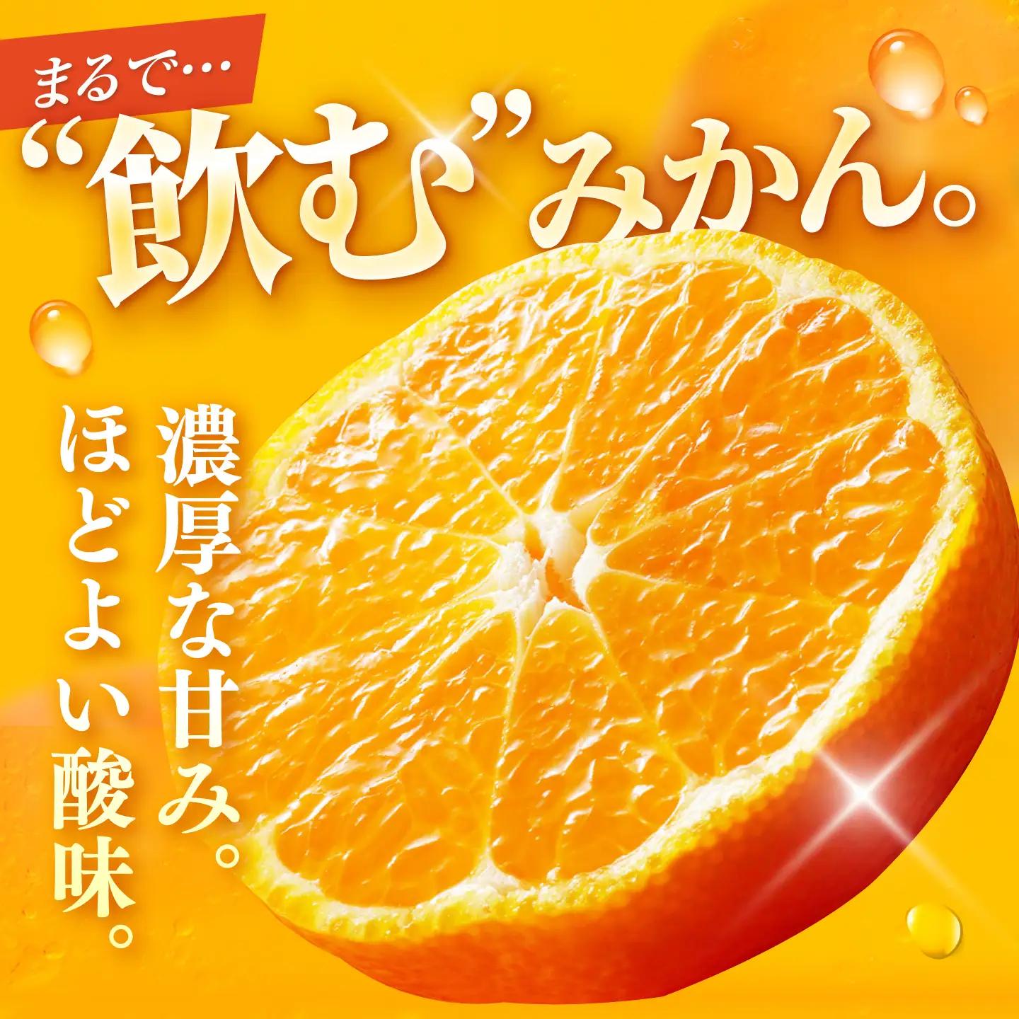みかんジュース POM愛媛みかんストレート 1L×6本入 オレンジ BJAT001