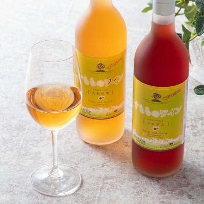 ふるさと納税 中山町 フレッシュなすもものワイン　飲み比べセット