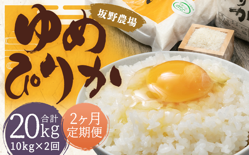 【2ヶ月定期便】令和5年産 らんこし米 ゆめぴりか 10kg(5kg×2袋)