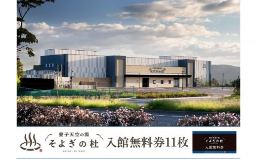 
            【ふるさと納税】愛子天空の湯 そよぎの杜 入館無料券11枚　温泉 露天風呂 サウナ 日帰り 天然温泉 観光 旅行 旅 回数券 入浴券 仙台市
          