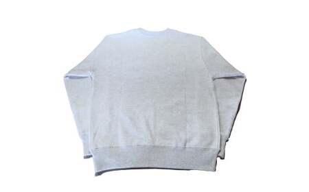 HAKUBA ORIGINAL 発泡プリントスウェット(ユニセックス) 　サイズ：XXL　カラー：アッシュ【P0130513_XXL_AS】