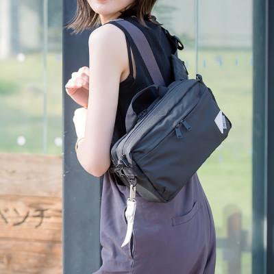 ふるさと納税 豊岡市 豊岡鞄CIE WEATHER BODYBAG with MARKET BAG(071954)ブラック