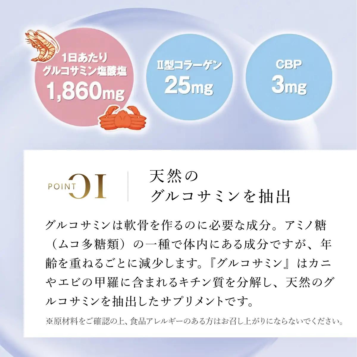 76165_DHCグルコサミン 30日分 3個セット（90日分） MBB032