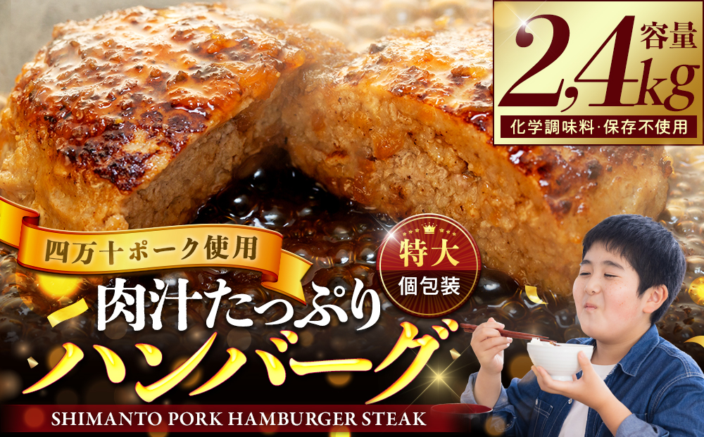 【1週間以内で発送】 ハンバーグ 2.4kg