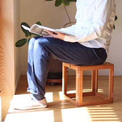 ふるさと納税 宇治市 木製折り畳み椅子「patol stool(ロー)」 籐張り |  | 03