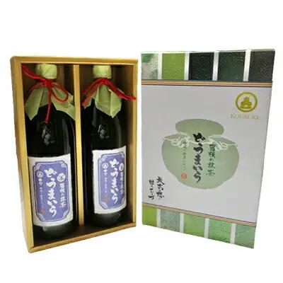 抹茶シロップ 「どうまいら」 大2本 セット 藤枝の抹茶シロップ