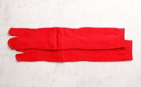 【レッド】 【24-27cm】 極上ソックス！極 綿足袋 ハイソックス 2足組 靴下 くつした くつ下 ソックス 福岡県 北九州市