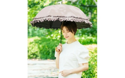 
                  ロサブラン【日傘】ショート ダブルフリル【50cm】 【ピンク】 | 100％ 完全遮光 晴雨兼用 Rose blanc 傘 カサ uvカット 遮光 遮熱 涼感 紫外線対策 1級遮光 ファッション レディース メンズ ファッション おしゃれ 小物 ギフト プレゼント
                