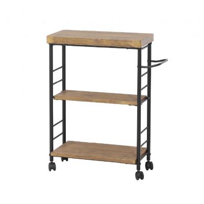 ふるさと納税 海南市 アート3段ワゴン　BR |  | 01