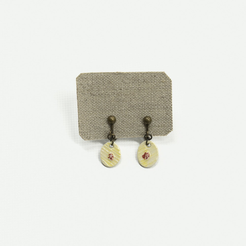 【ふるさと納税】陶器イヤリング SH-E004　工芸品 イヤリング アクセサリー