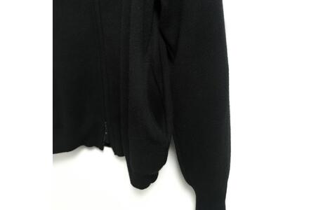 ベビーカシミヤ　フルジップ　メンズ　Lサイズ　【ブラック】 【178003-3】 ｶｼﾐﾔ 天然素材 ｾｰﾀｰ 服 国産 国内製造 ﾍﾞﾋﾞｰｶｼﾐﾔ
