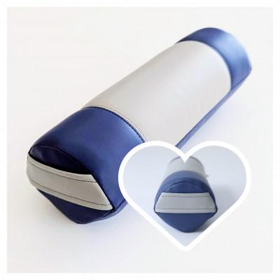 ふるさと納税 中野区 【特許取得/日本製】睡眠×整体でやさしく整う寝返り整体枕《願えりまくらS》グレーネイビー