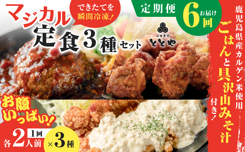 【全6回定期便】マジカル冷凍定食三種セット　K258-T04_b