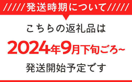 発送時期について