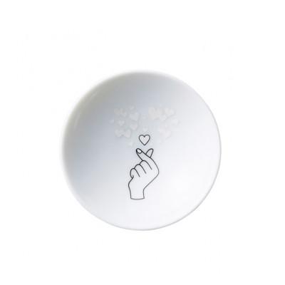 ふるさと納税 多治見市 【温度で変化する器】【美濃焼】 平盃(白)1個『冷感キュン』 |  | 01