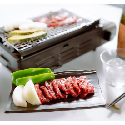 ふるさと納税 益城町 【桜屋】馬肉焼肉用500gカット済(益城町)