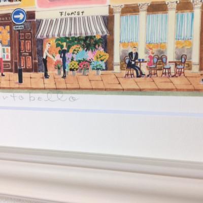 ふるさと納税 川口市 栗乃木ハルミ版画額装品「Portobello」 |  | 03