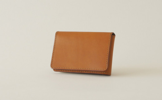 No.292-01 革かばん・purr（パー） Lpasscase(camel) ／ カードケース 革製品 オイルレザー 牛革 兵庫県