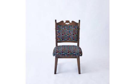 【神戸を代表する】創業150年日本一古い洋家具屋の小椅子ポロチェア【永田良介商店】【Black ohaziki／High type】