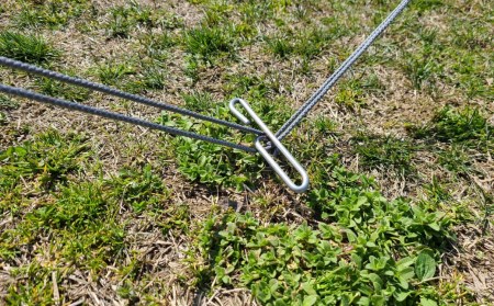 ハンマー不要の回転式ペグ [くるくるペグ] ロングタイプ 8本セット ステンレス製 燕三条製 防災用品 キャンプ用品 アウトドア用品  【018S030】 