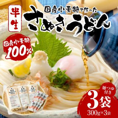 ふるさと納税 三木町 藤麺　国産小麦粉で作ったさぬきうどん